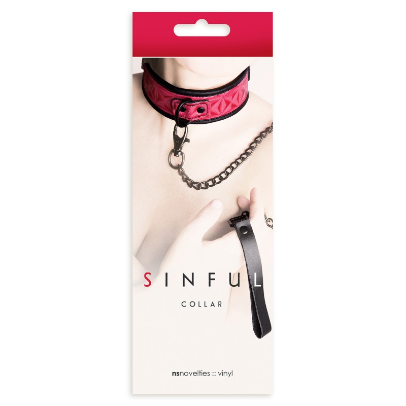 Wiązania-SINFUL COLLAR PINK